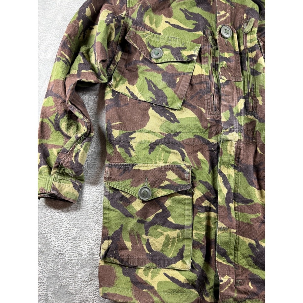 British Camouflage DPM Shirt Jacket Coat Military Army 180/112 Smock Combat 90s - Picture 2 of 11